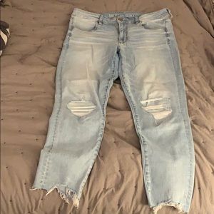 American eagle super stretch jeans size 14